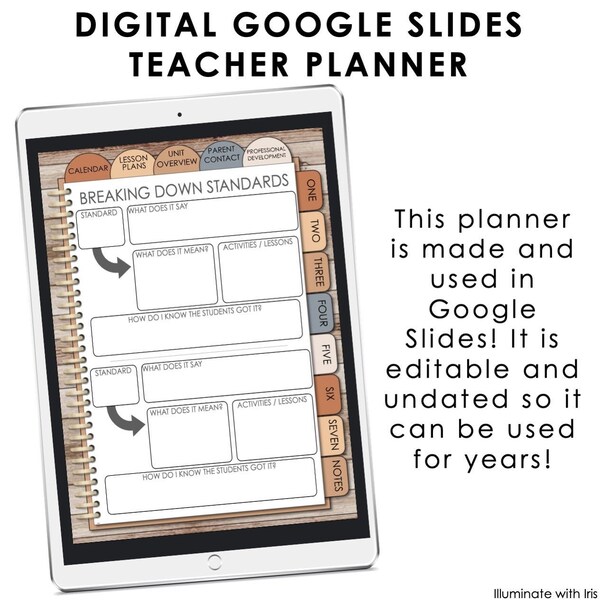 Slides Planner Etsy