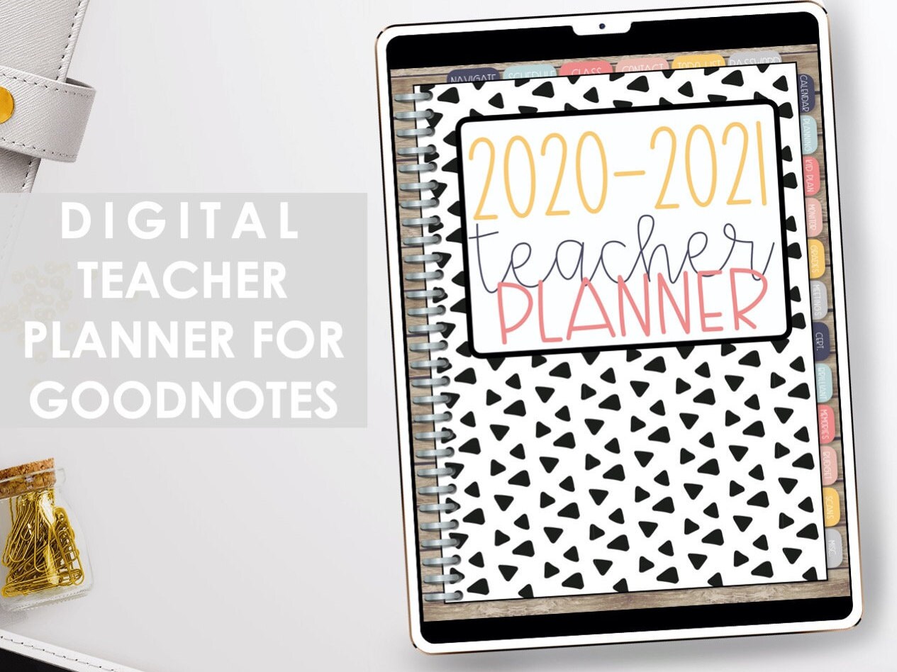 Digital Teacher Planner GoodNotes Etsy