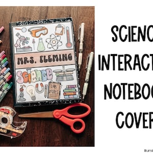 Printable Science Interactive Notebook Cover - Etsy