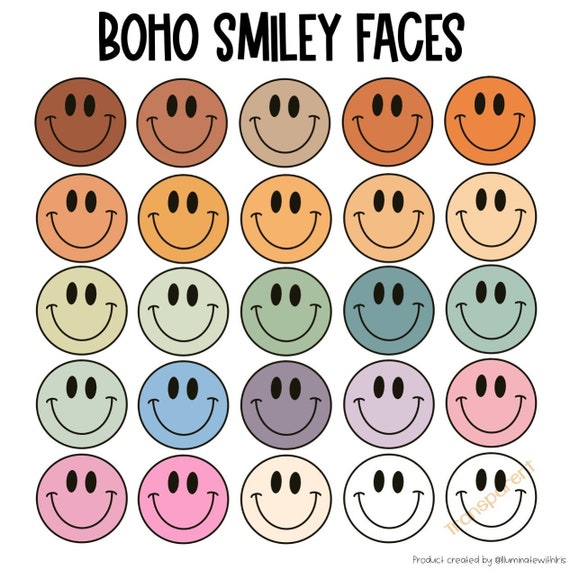 Smiley Boys Faces Clip Art Set – Daily Art Hub // Graphics
