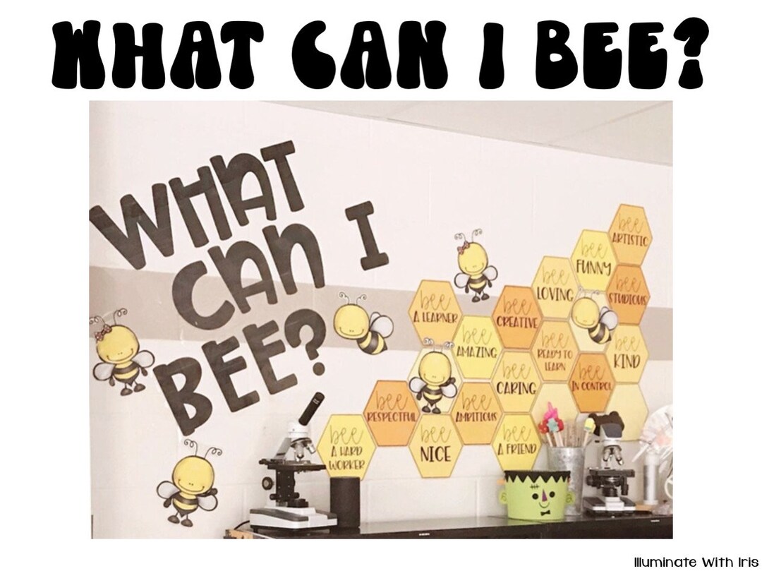 What Can I Bee Bulletin Board Etsy