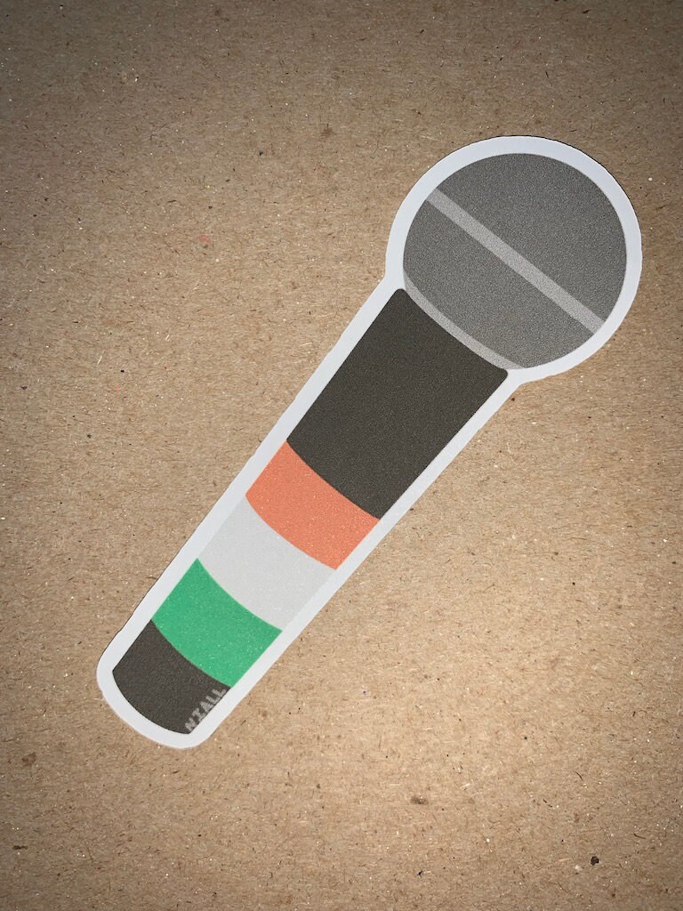 One Direction Microphone Colors Stickers Etsy