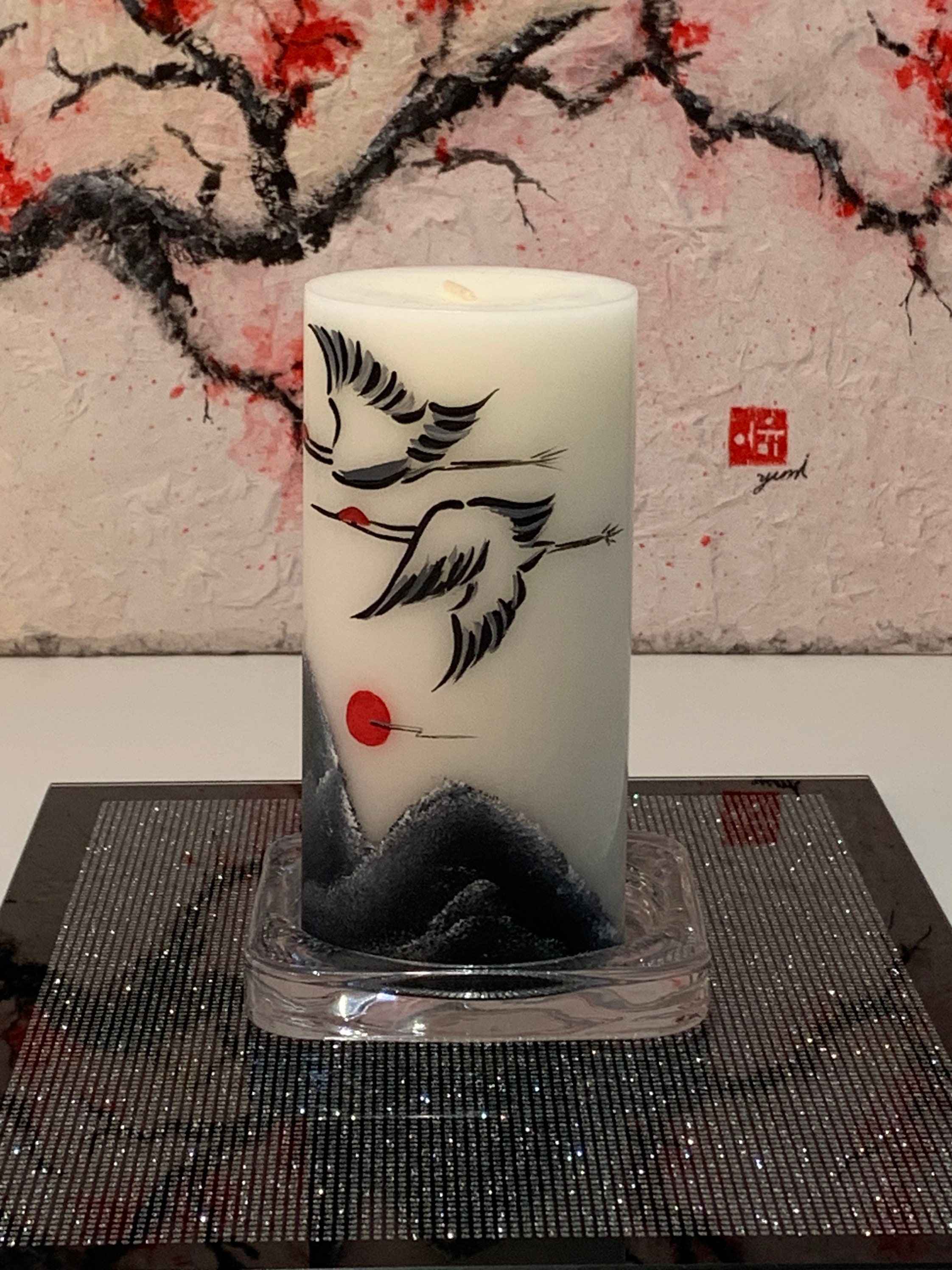 Hand painted CandlesKorean ArtworkGift for HimGift For Etsy