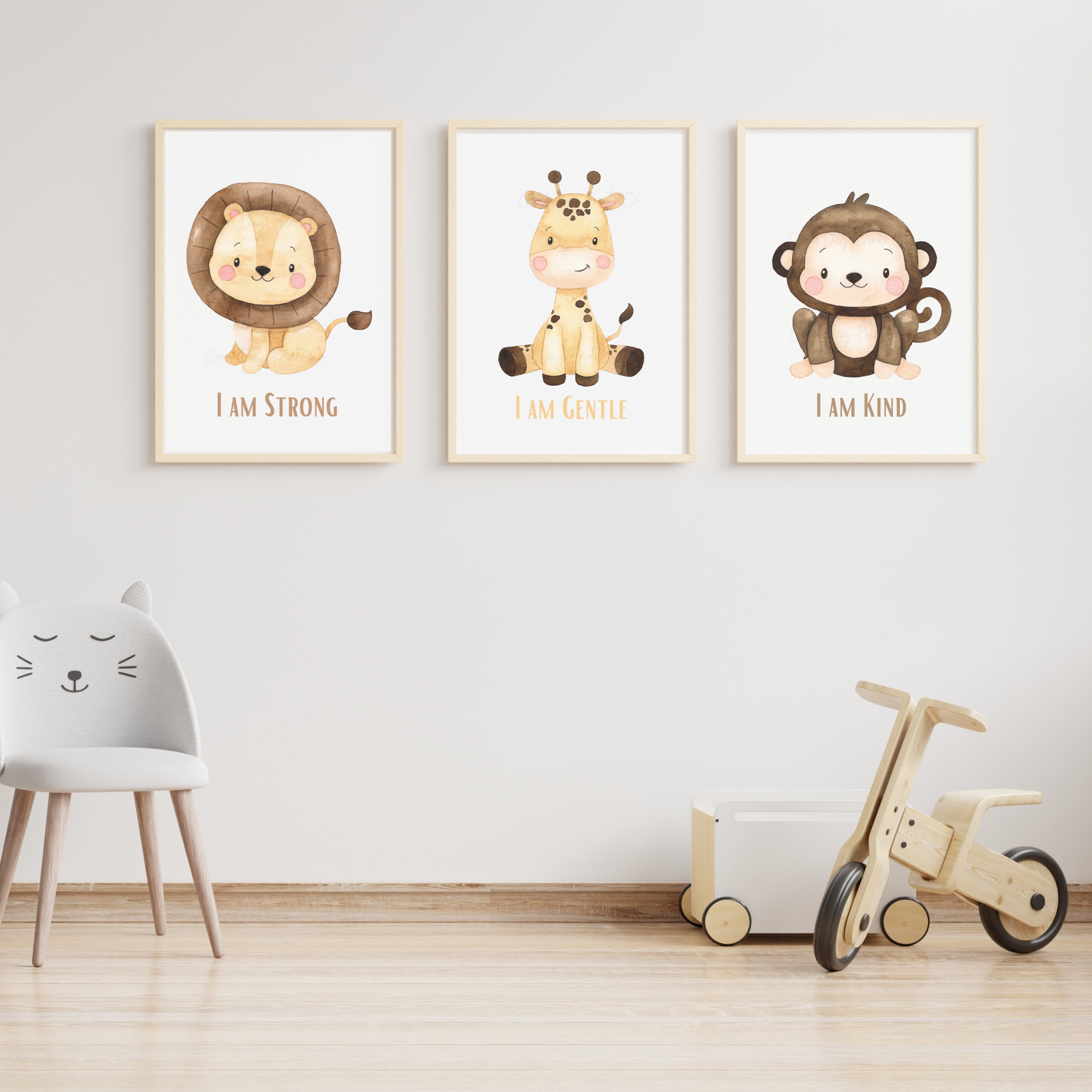 Safari Kinderzimmer Printable Safari Baby Tier Druck Safari | Etsy