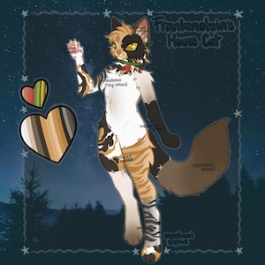 Frankenstein&#39;s House Cat Furry Fursona Adoptable