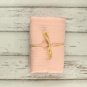 Baby diaper Salmon Pink - 9 colors available - 3 sizes - double cotton gauze - customization possible