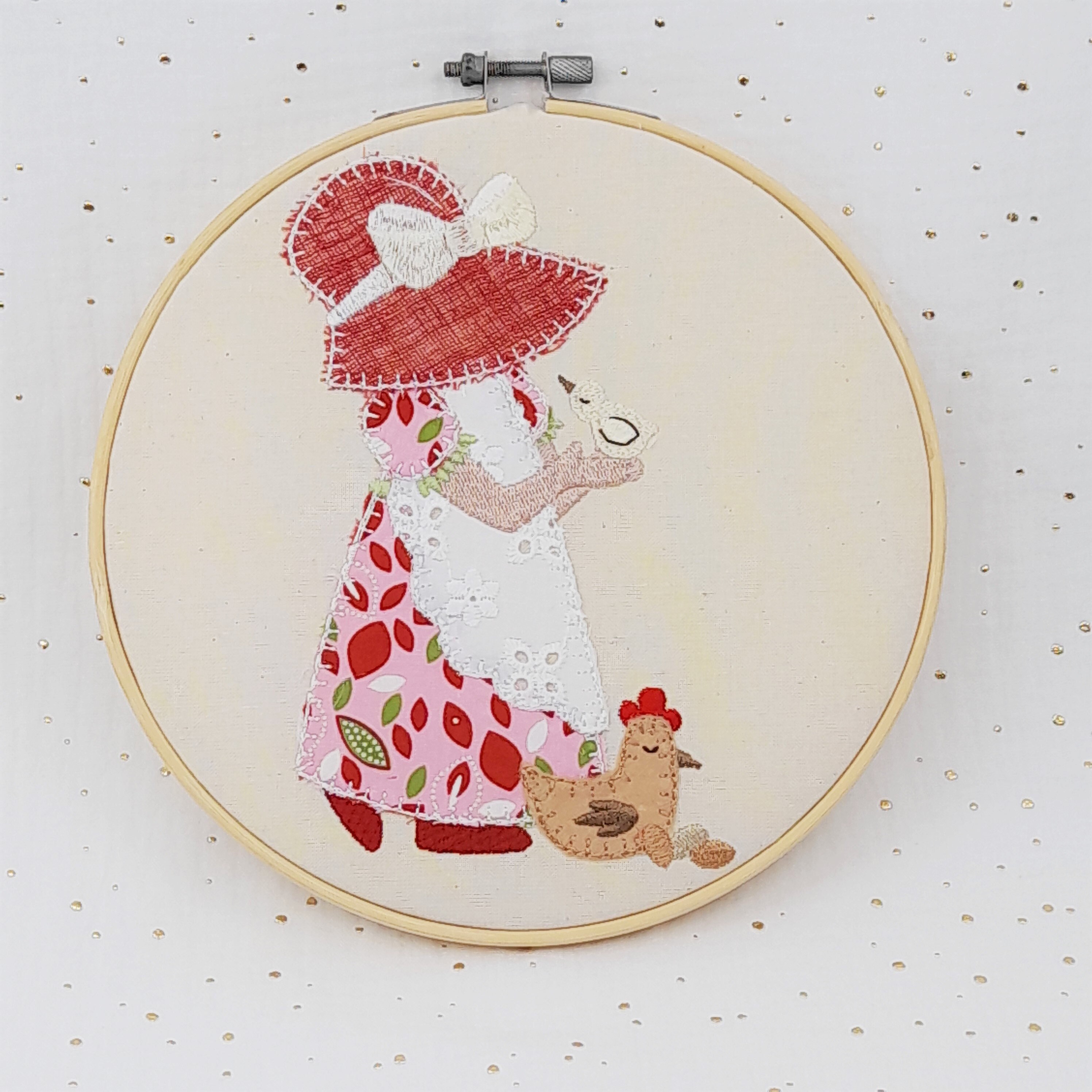 Tambour Brodé - Applique et Broderie Décoration Chambre Enfant Chambre Bébé