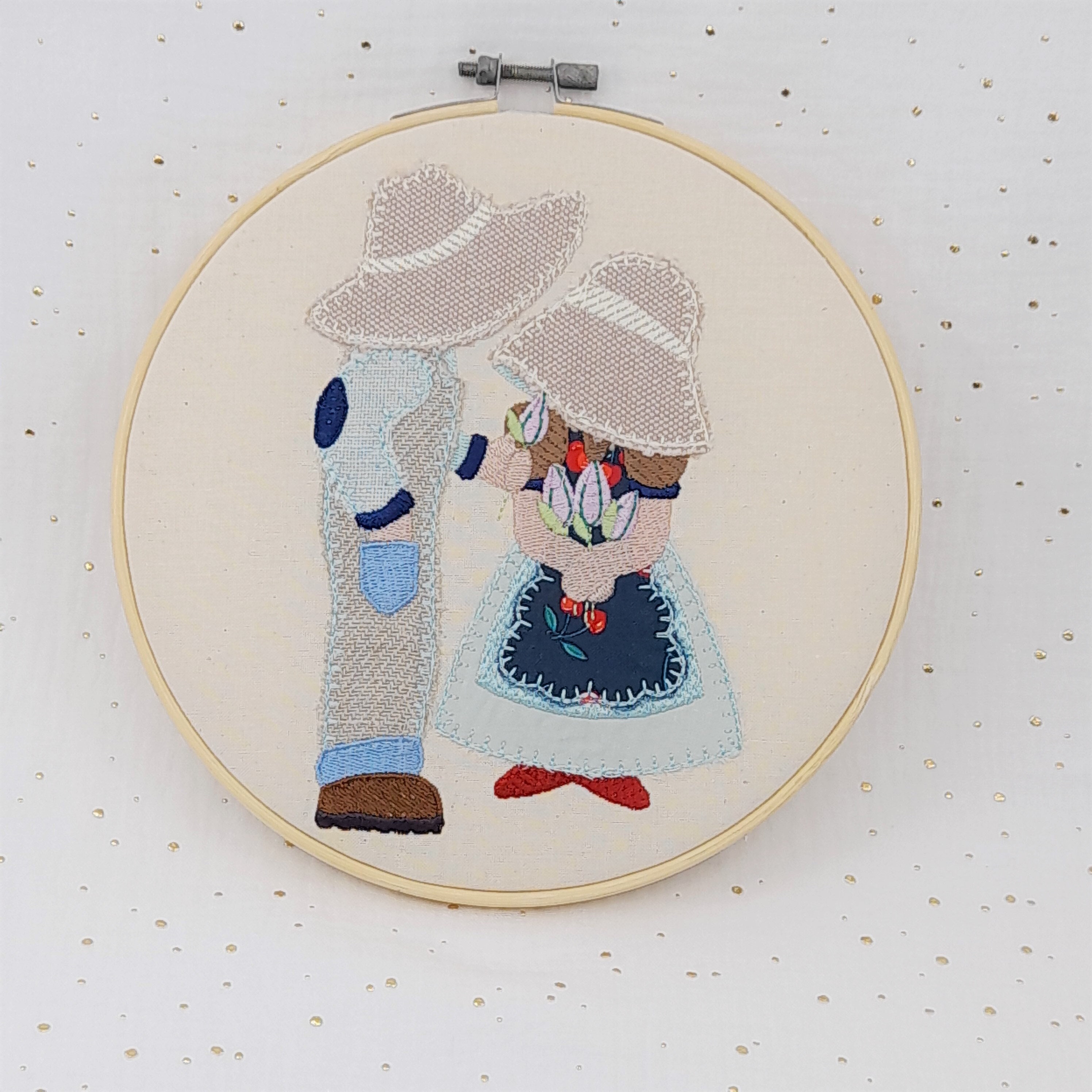 Tambour Brodé - Applique et Broderie Décoration Chambre Enfant Chambre Bébé