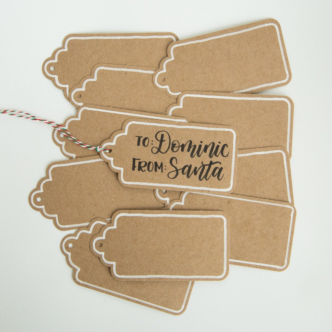 Personalized Christmas Gift Tags From Santa 