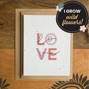 Cartes d'anniversaire à planter, Cartes d'anniversaire mignonnes, Carte en papier graine, Carte d'anniversaire personnalisée, Joyeux anniversaire de mariage, Fleurs sauvages