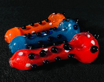 4.5” Polka Dots Glass Pipe | Pipe | Glass Pipes | Pipes | Smoking Pipe | Tobacco Pipe | Gift