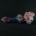 5” Thick Golden Vines Glass Smoking Pipe, Glass Pipe, Pipe, Glass Pipes, Tobacco Pipe, Smoking Bowl, Smoking Pipes, Gift 