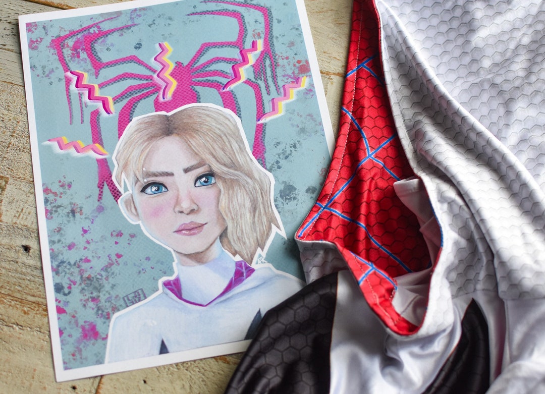 Spider-gwen, Gwen Stacy, Spider-verse, Spider-gwen Print, Gwen Stacy ...