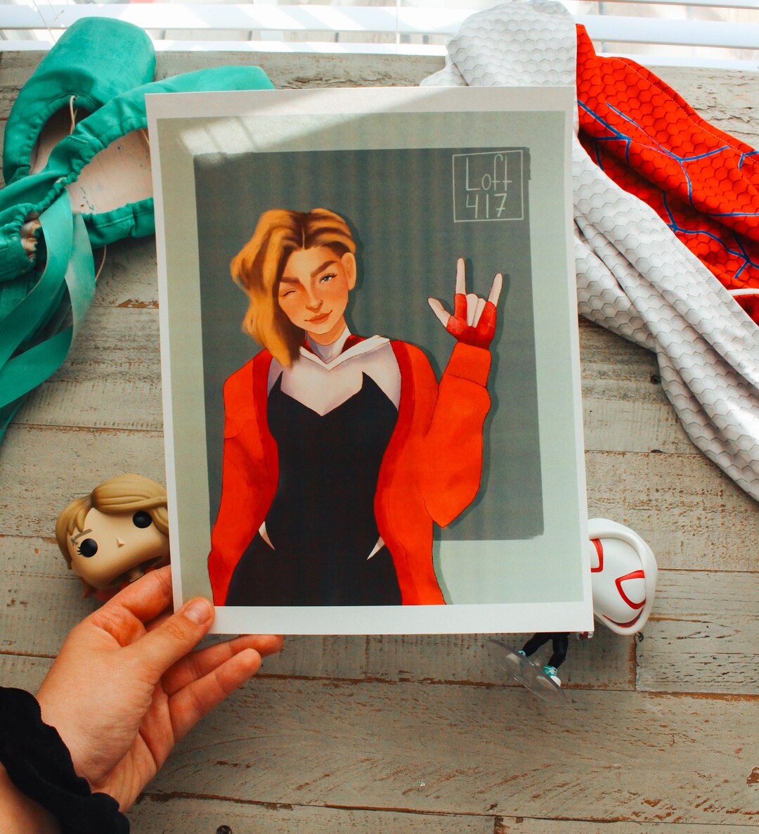 Spider-gwen, Gwen Stacy, Spider-verse, Spider-gwen Print, Gwen Stacy ...