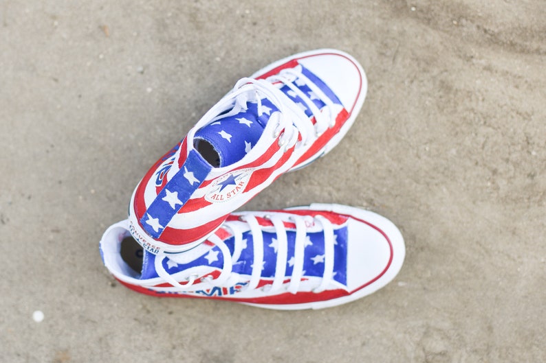 custom american flag shoes