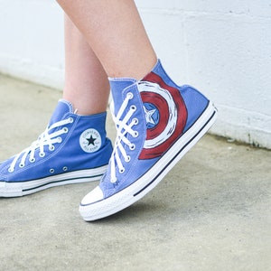 Captain america chuck clearance taylors