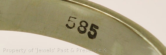 Ring mit Turmalin und Brillanten 585 Weißgold Dam… - image 4