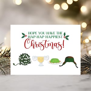 Le plus beau Noël de Hap, Hap | Noël Griswold | Carte de voeux de vacances de Noël