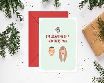 Taylor Swift & Travis Kelce Christmas Card