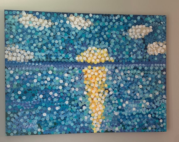 EXTRA LARGE Abstract Unique Modern Art/stretched canvass textured contemporary wall decor/Minimalist Original Canvass Painting/36x48