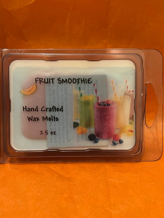 FRUIT SMOOTHIE scented hand crafted wax melts/fruity wax melt/fruit smoothie wax melt/holiday gift/best selling wax melts/gift for mom/2.5oz