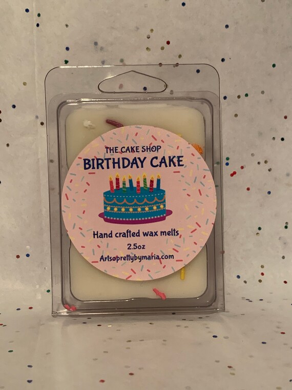 THE CAKE SHOP/Birthday cake scented wax melts/cake scented wax melts/sweet wax melts/fun wax melts/best selling wax melts/birthday fun/2.5oz