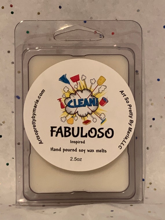 FABULOSO WAX MELTS/Fabuloso inspired/type wax melts/fabuloso scented wax tarts/scented wax melts/highly scented wax tarts/