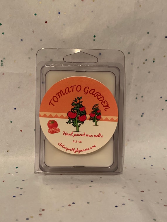 TOMATO GARDEN scented wax melts/wax melts/farmers market wax melts/best selling wax tarts/tomato leaf wax melts/garden wax melt/2.5 oz