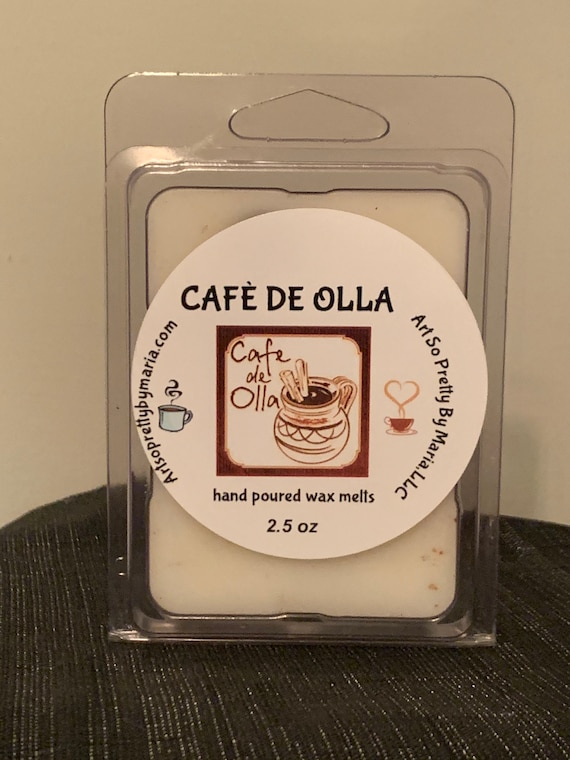 CAFÈ DE OLLA scented wax melts/coffee scented wax melts/Cafe De Olla scented wax tarts/Mexican wax tarts/highly scented wax melts/wax tarts