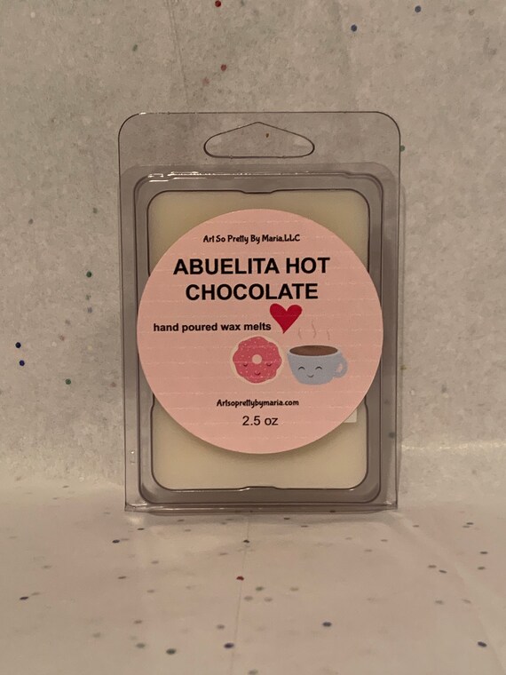 ABUELITA HOT CHOCOLATE scented wax melts/chocolate scented wax tarts/Mexican chocolate scented wax melts/best selling scented wax melt/2.5oz