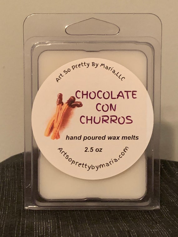 CHOCOLATE CON CHURROS scented wax melts/scented wax melts/chocolate con churros scented wax tarts/Mexican wax melts/best selling wax melts