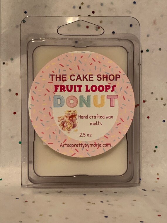 FRUIT LOOPS wax melts/Saturday Morning Cartoons wax melts/The Cake Shop Fruit Loops Donut scented wax melts/best selling wax melts/2.5 oz