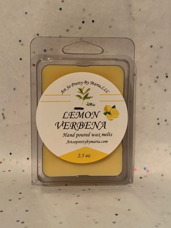 LEMON VERBENA scented wax melts/lemon scented wax melts/sweet scented wax melts/summer scented wax melts/best selling wax melts/2.5 oz