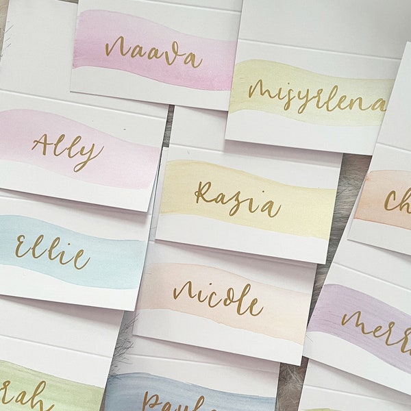 Bridal Shower Place Cards - Etsy