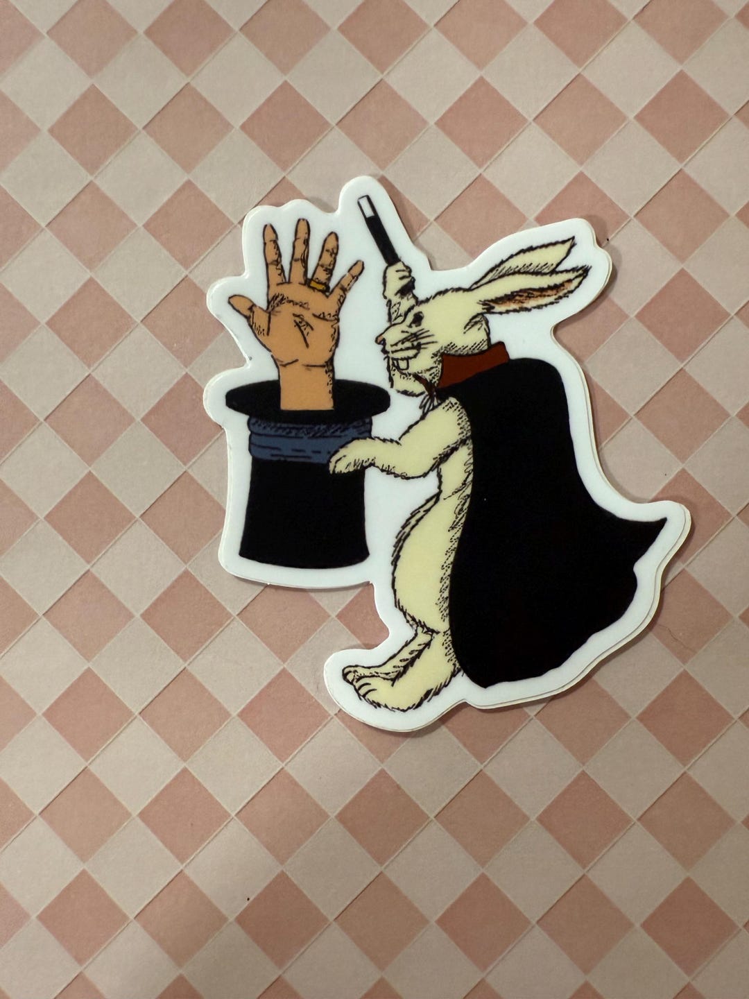 Circus Rabbit Magician Sticker - Etsy
