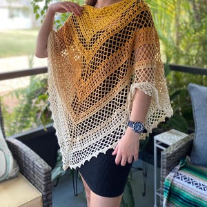 Handmade crochet shawl, women&#39;s shawl, women&#39;s scarf, wrap scarf lace