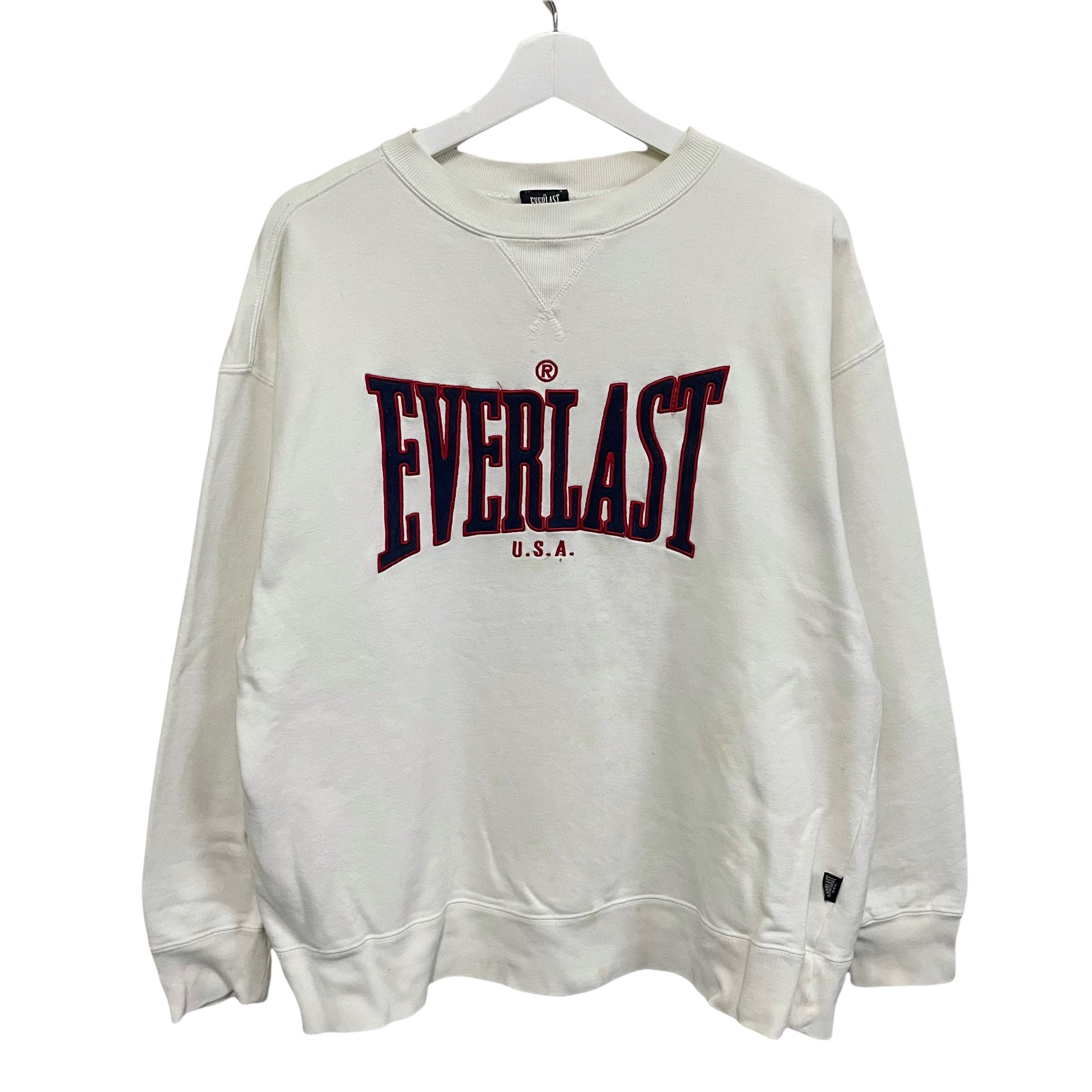 strak De daadwerkelijke Inspireren PICK Vintage Everlast Sweater Crewneck Sport Big Logo - Etsy