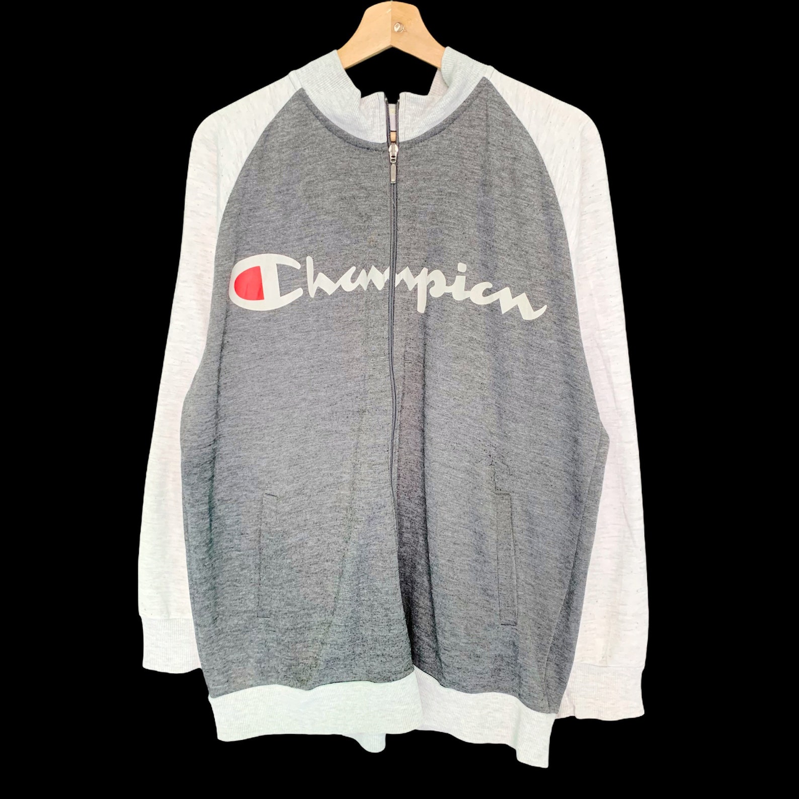 Champion sweater no hoodie letra Clearance