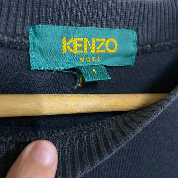 PICK!! Vintage Kenzo Sweater Japan Kenzo Big Logo… - image 5