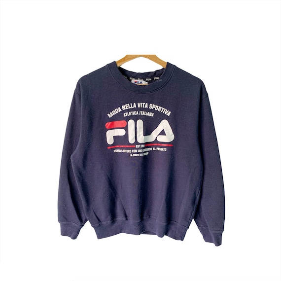 sig selv Taiko mave lække PICK Vintage Fila Sweatshirt Fila Crewneck Sweater Pullover | Etsy