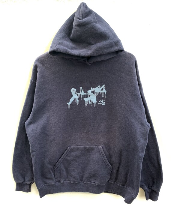 PICK!! Vintage Xlarge Japan Big Spellout Sun Fade