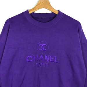 chanel pink sweatshirt