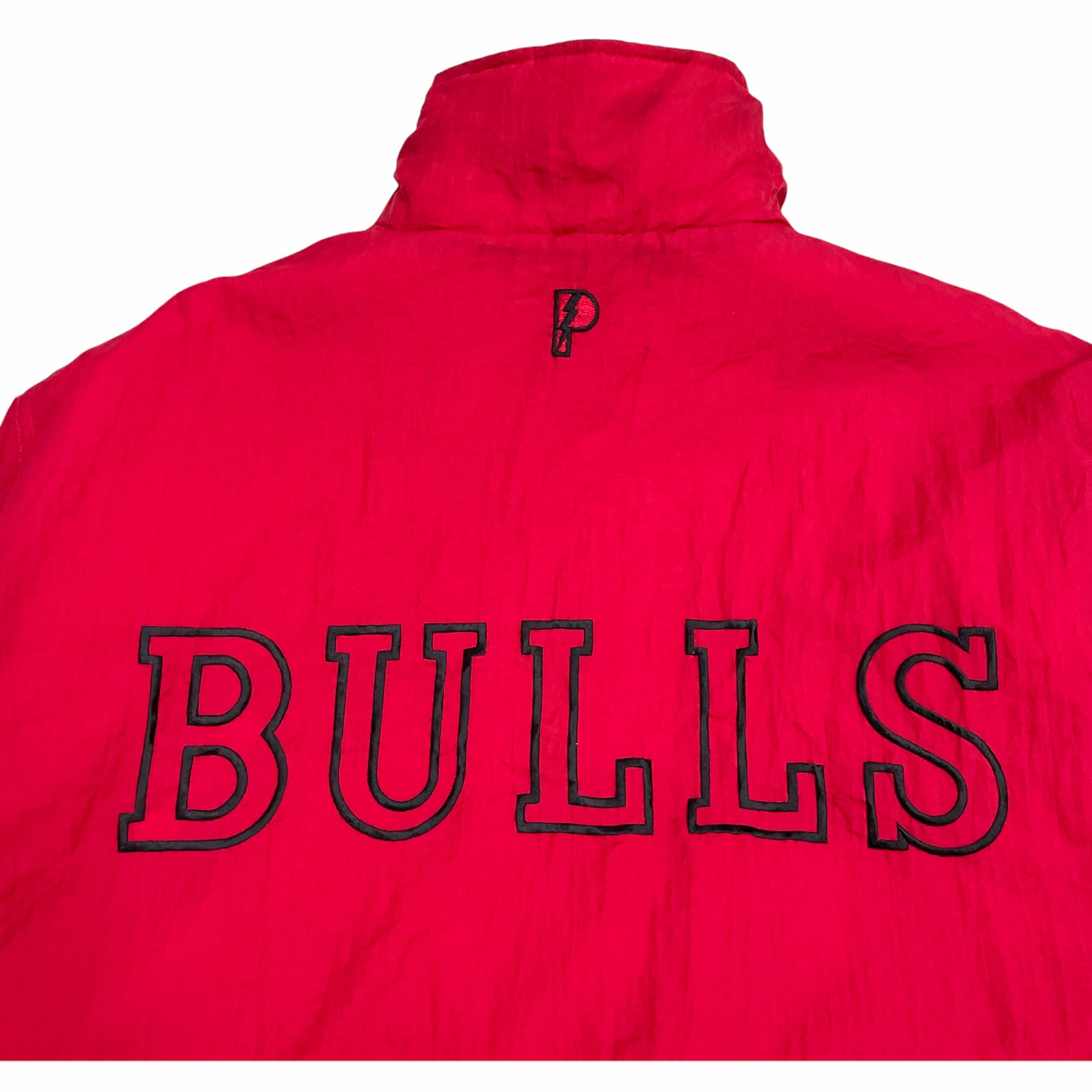 Pick Vintage 90s Pro Player NBA Chicago Bulls Puffer Jacket Halfzip  Reversible Chicago Bulls Winter Sweater Pullover Big Image Size L -   Israel