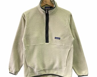 PICK!!! Vintage Patagonia Fleece Sweater Pullover Halfzip Patagonia Sweatshirt Size XS Fit S