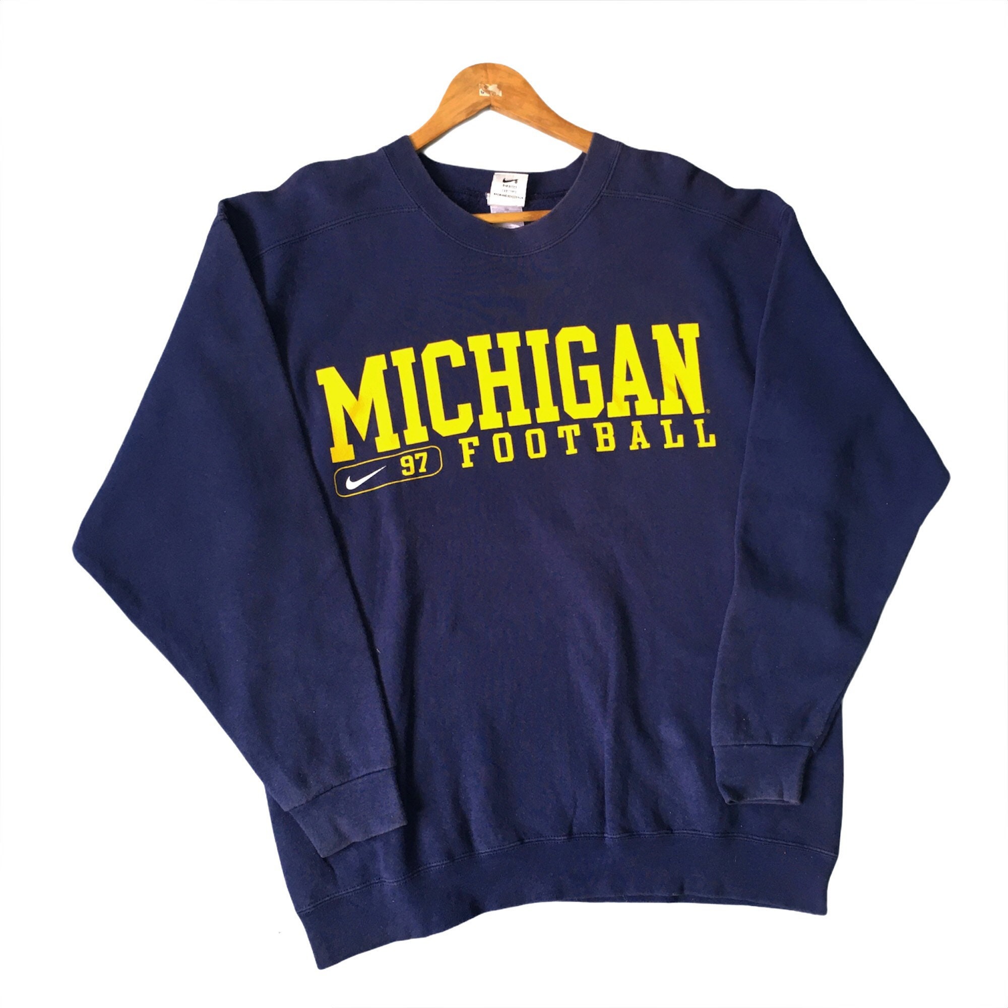 PICK Vintage 90s Nike Michigan Sweatshirt Crewneck Michigan - Etsy