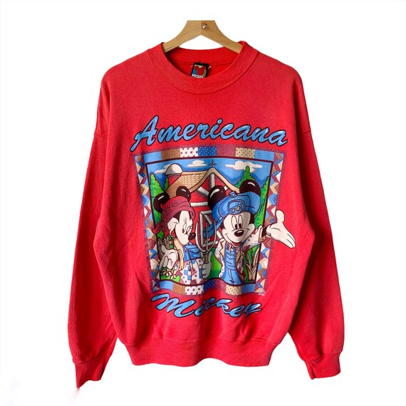 PICK!! Vintage 90s Disney America Mickey Mouse Swe