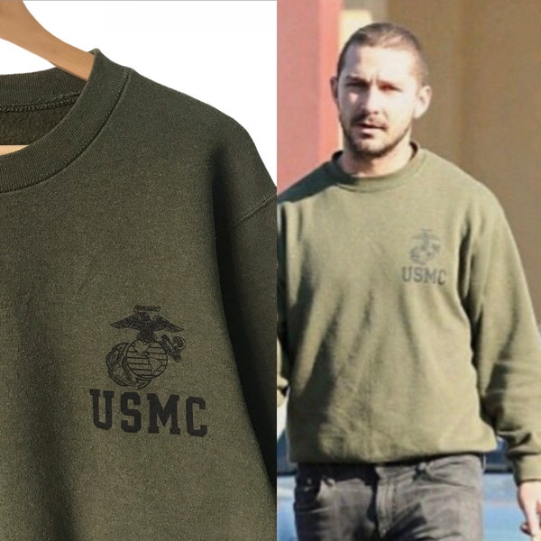 Wählen !! Vintage 90er Usmc Sweatshirt US Marine Crewneck US Army Marine Pullover Pullover USMC Kleines Logo Größe S