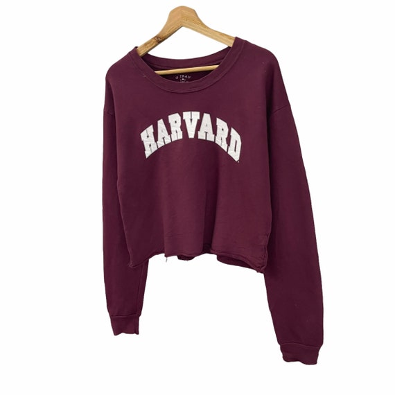 Cropped hotsell harvard sweatshirt
