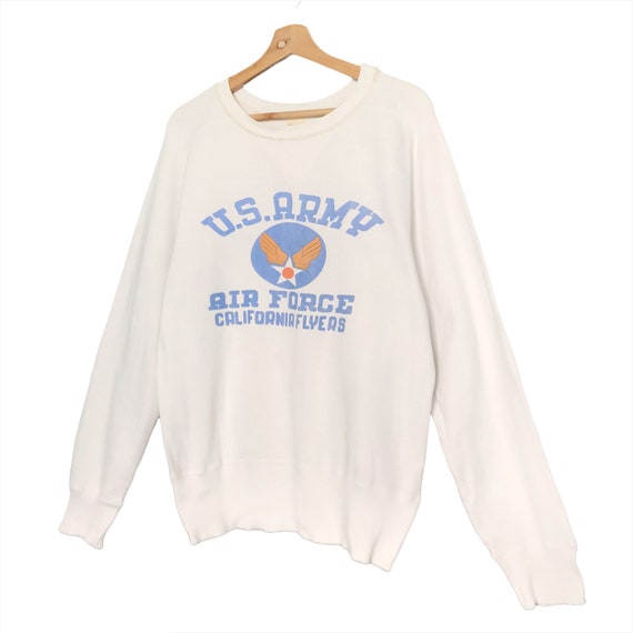 Air force embroidered sweatshirt hot sale