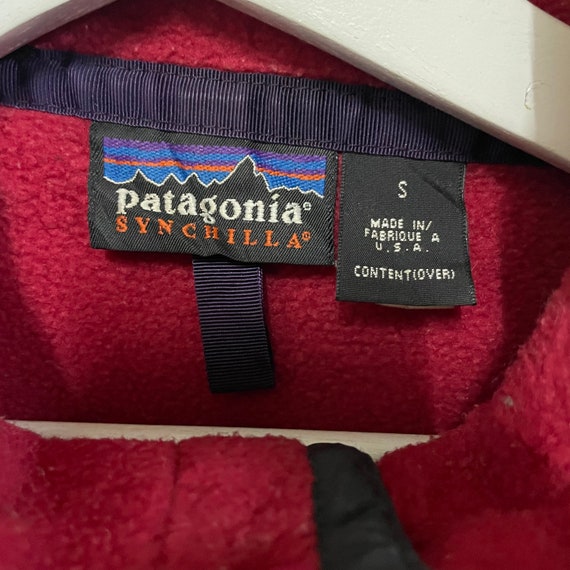 PICK!!! Vintage 90s Patagonia Fleece Sweater Pull… - image 6